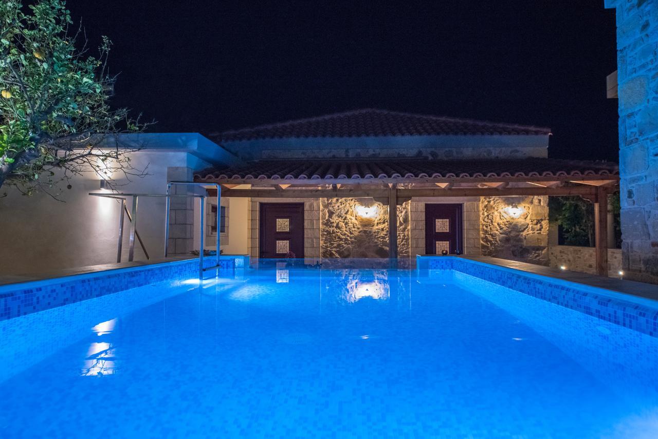 Private Sapphiros Villa Kíssamos Exterior foto