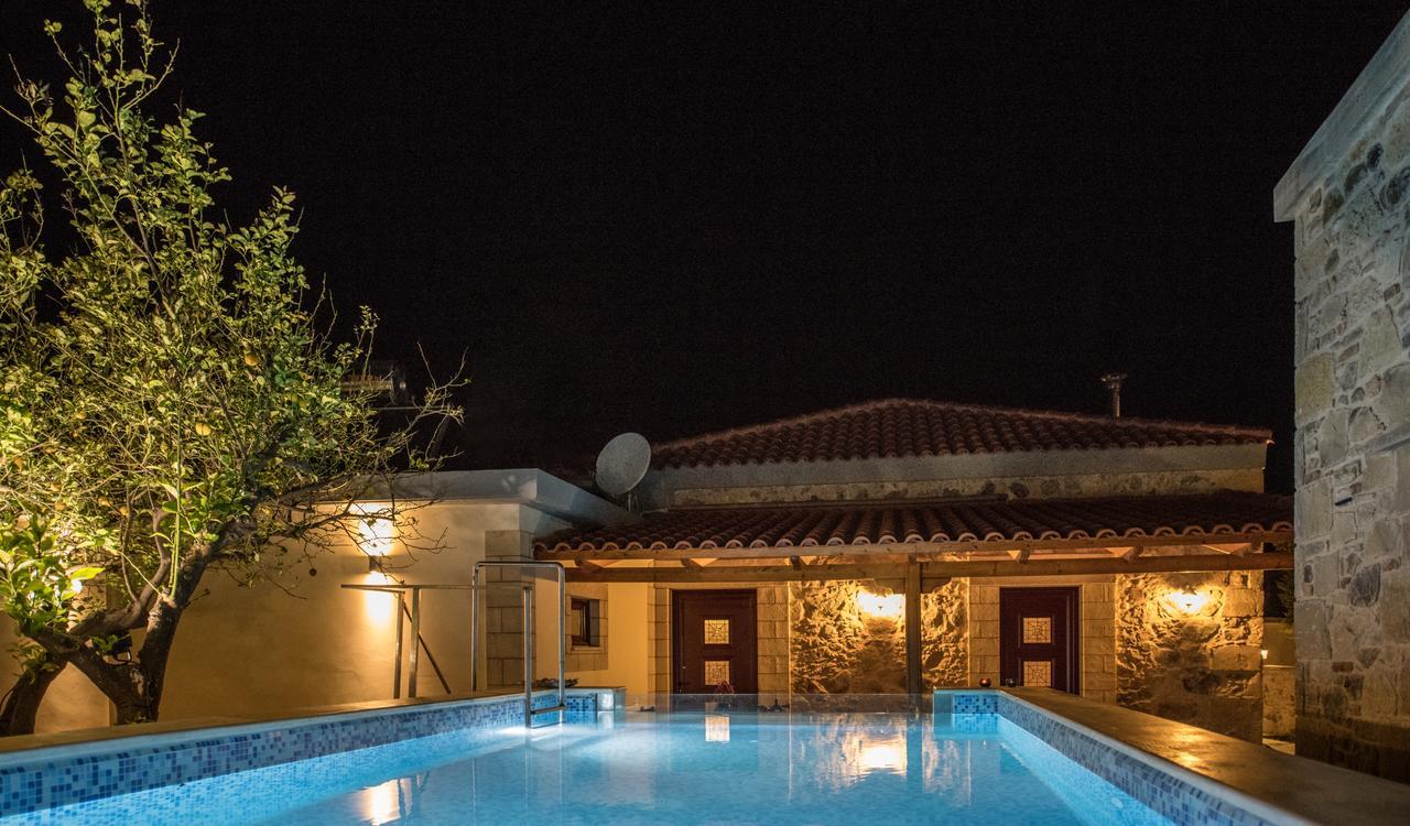 Private Sapphiros Villa Kíssamos Exterior foto